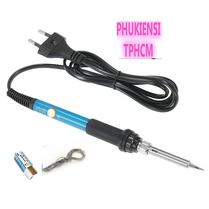 Máy hàn thiếc - Mỏ hàn thiếc 60w kèm thiếc và nhựa thông