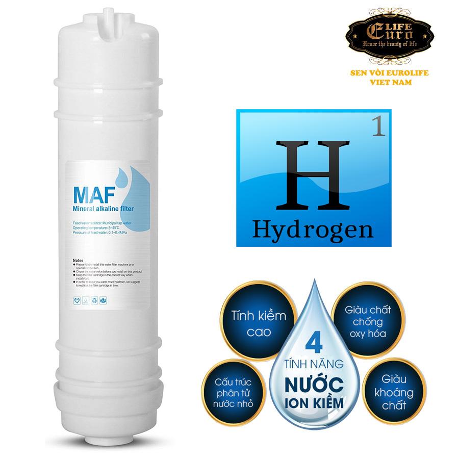 Lõi lọc tạo Ion - Kiềm Hydrogen Eurolife EL-MAF dùng lắp thêm cho các loại máy lọc nước thông dụng