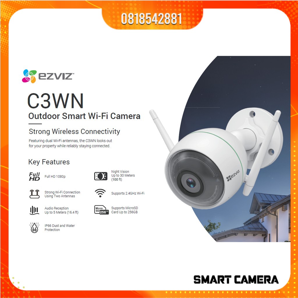 Camera wifi ezviz c3wn 1080p