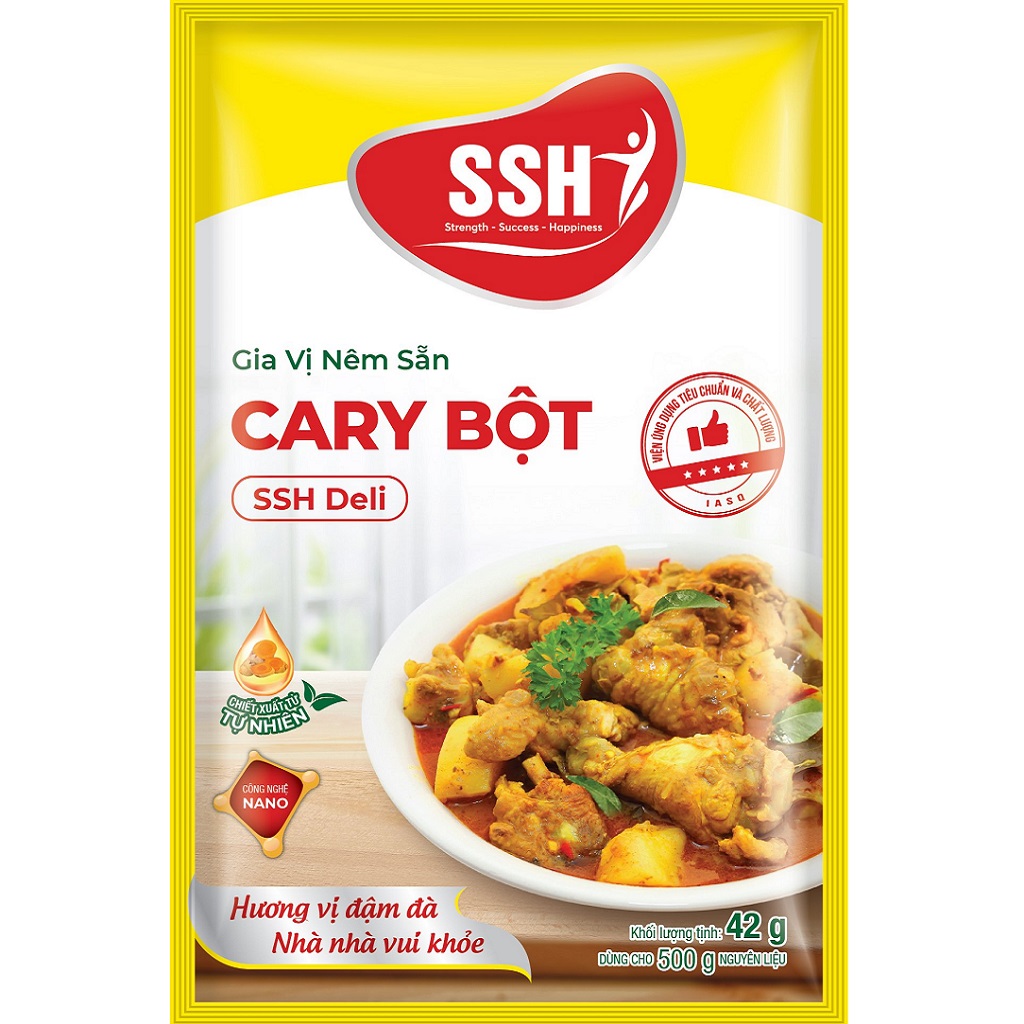 Gia vị nêm sẵn Cary bột SSH Deli - Hàng chính hãng