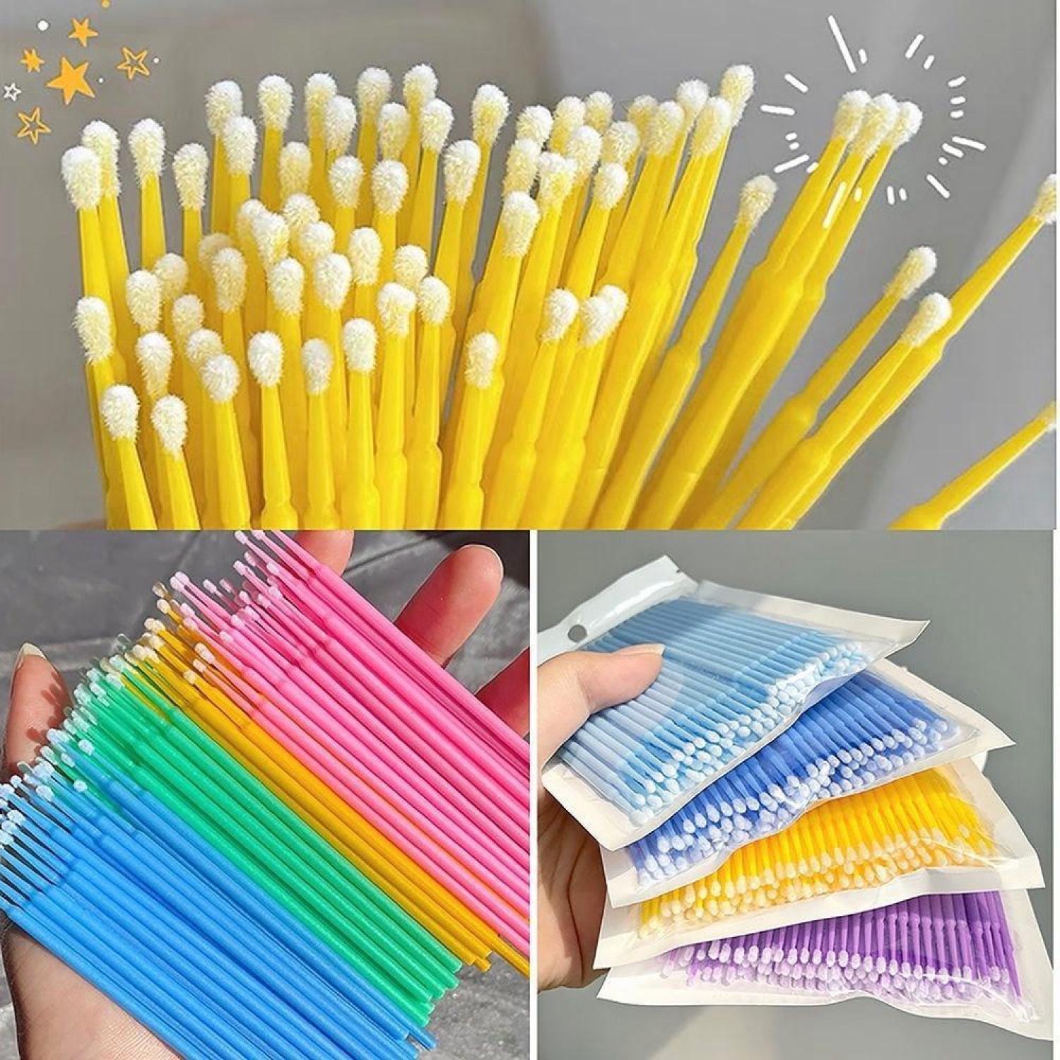 Gói tăm bông ủ tê ủ tê đa năng - dễ sử dụng.