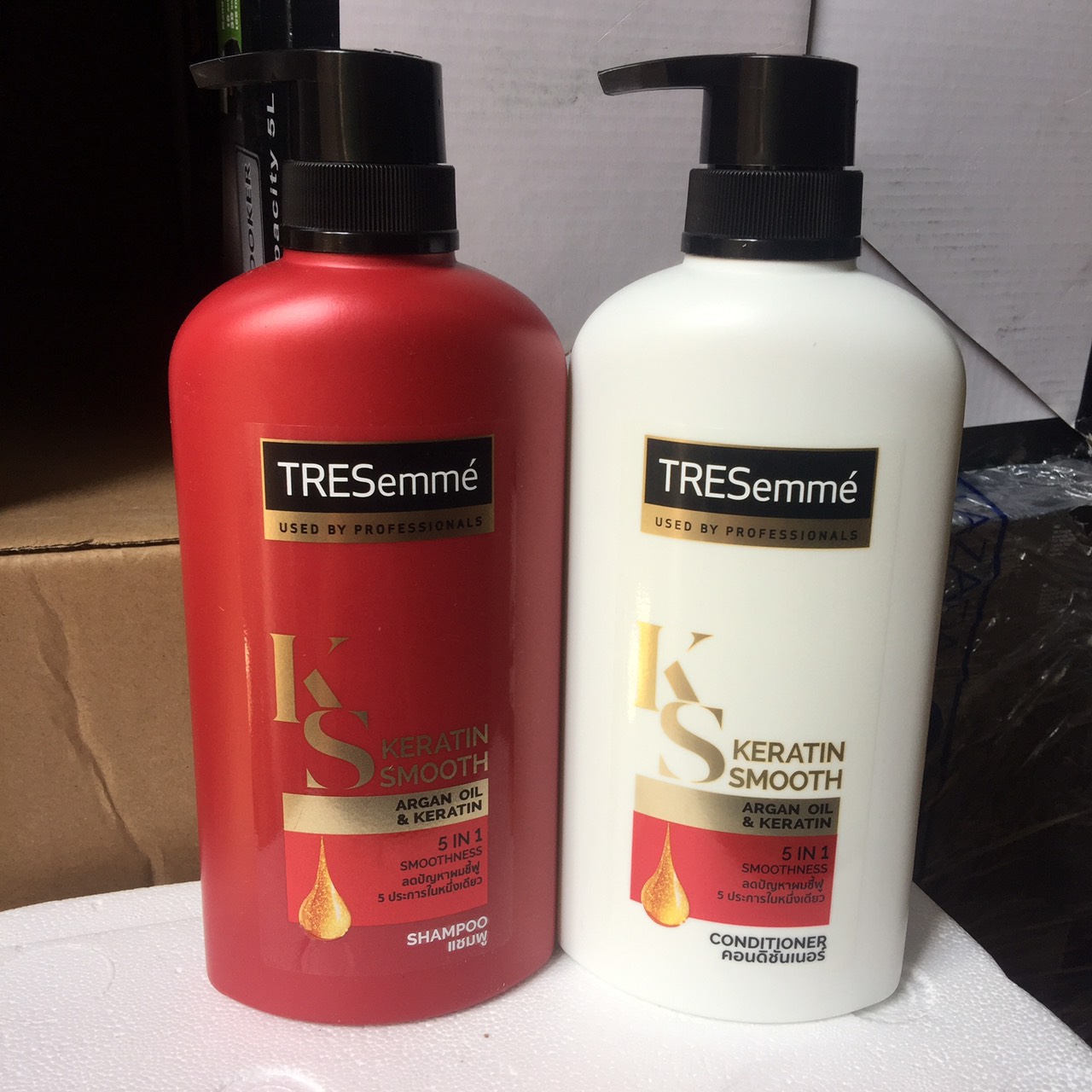 Combo Dầu Gội Và Xả Tresemme 450ml Công Thức Mới 5 IN 1 Thái lan