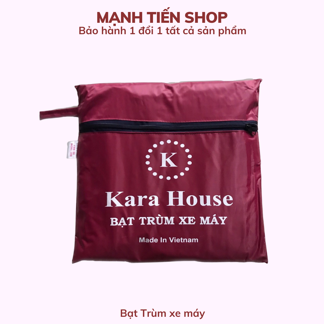 Bạt trùm xe máy, áo trùm xe vải dù cao cấp 220cm x 115cm che vừa vặn tất cả các loại xe máy