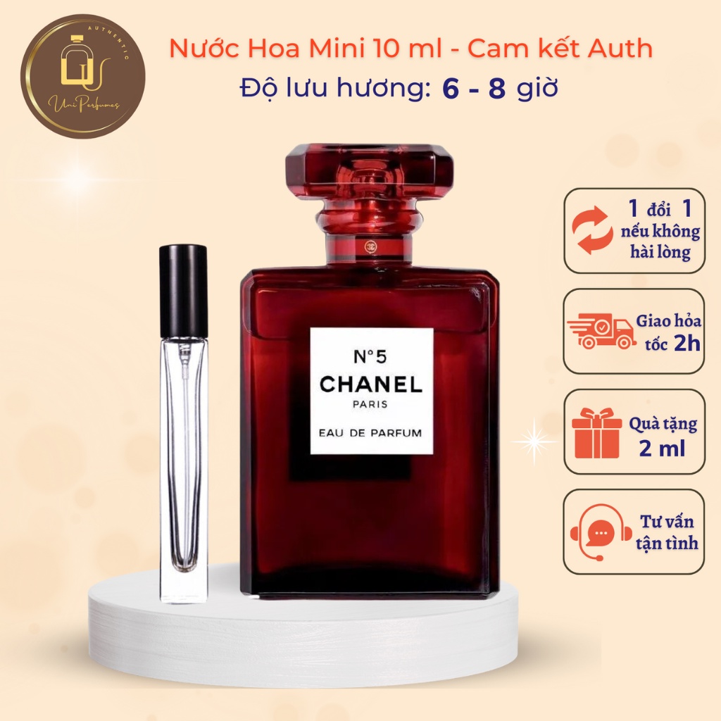 Nước hoa No5 Chanel 10ml cuốn hút mạnh mẽ