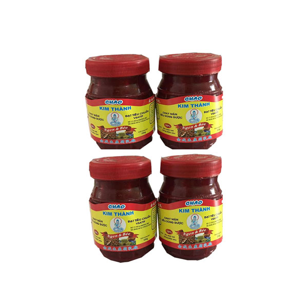 Chao đỏ Văn Minh lốc 4 hũ