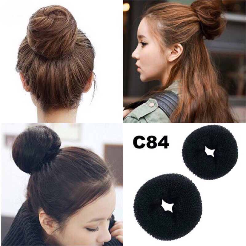 Dụng cụ búi tóc củ tỏi - búi phồng tóc dount hỗ trợ búi tóc tiện dụng
