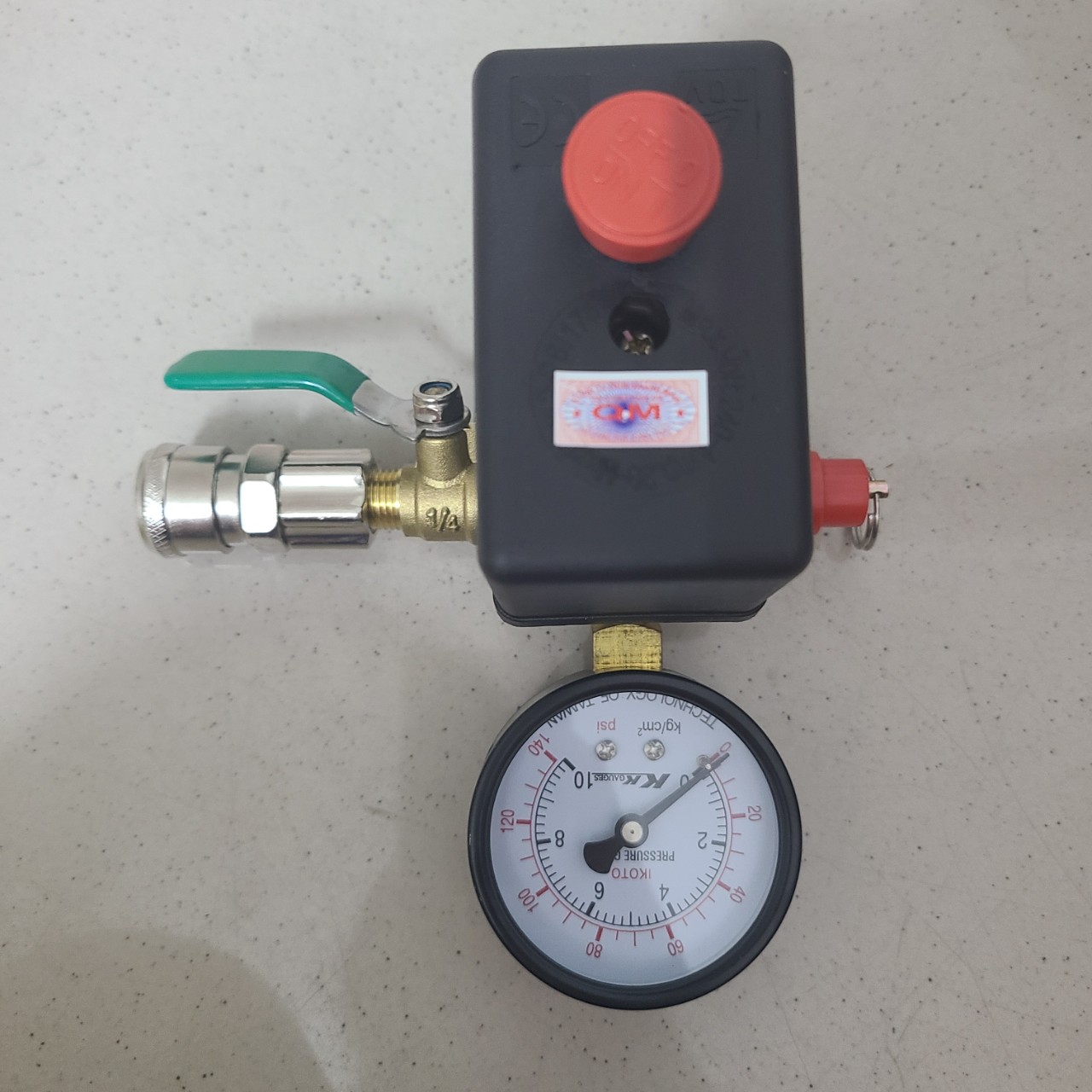 Bộ rơ le 4 món đồng hồ máy nén khí