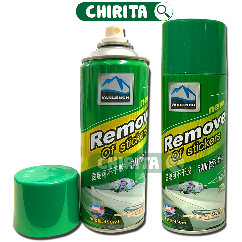 Chai xịt tẩy keo remove đa năng 450ml - xịt tẩy keo 3m, băng dính, nhựa đường, tem dán
