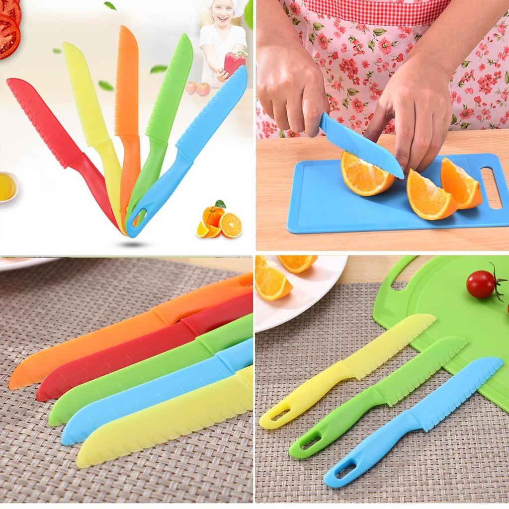 Dao nhựa an toàn cho bé tập cắt