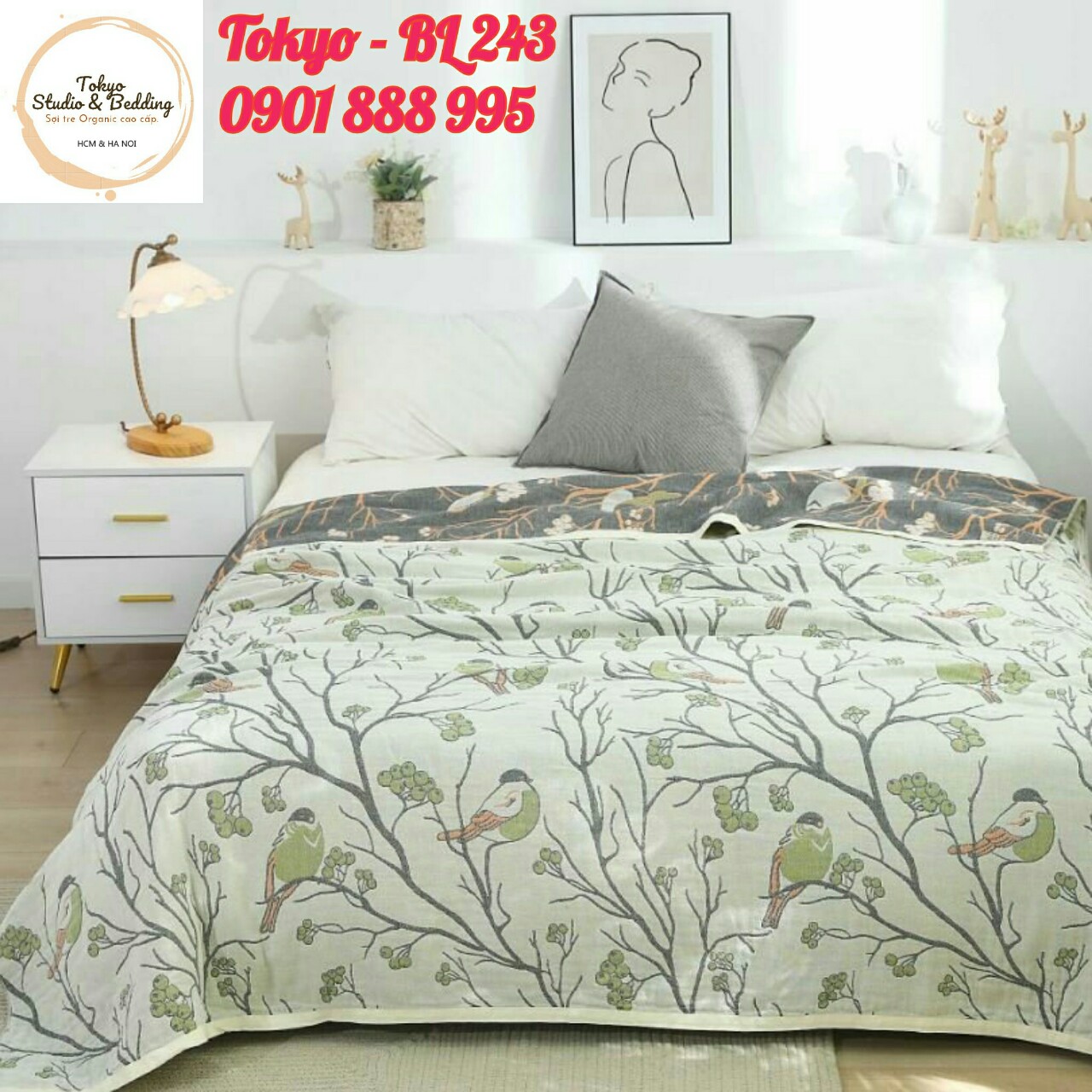 A1_Chăn Thu Xô Organic Cotton Dòng Phổ thông/Basic