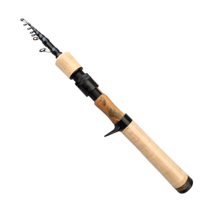 Purelure 1.53m 1.78m ul l mang cần thu hút kính thiên văn cần du lịch cá hồi cá rô quay cần đúc cần câu carbon cần mồi mềm