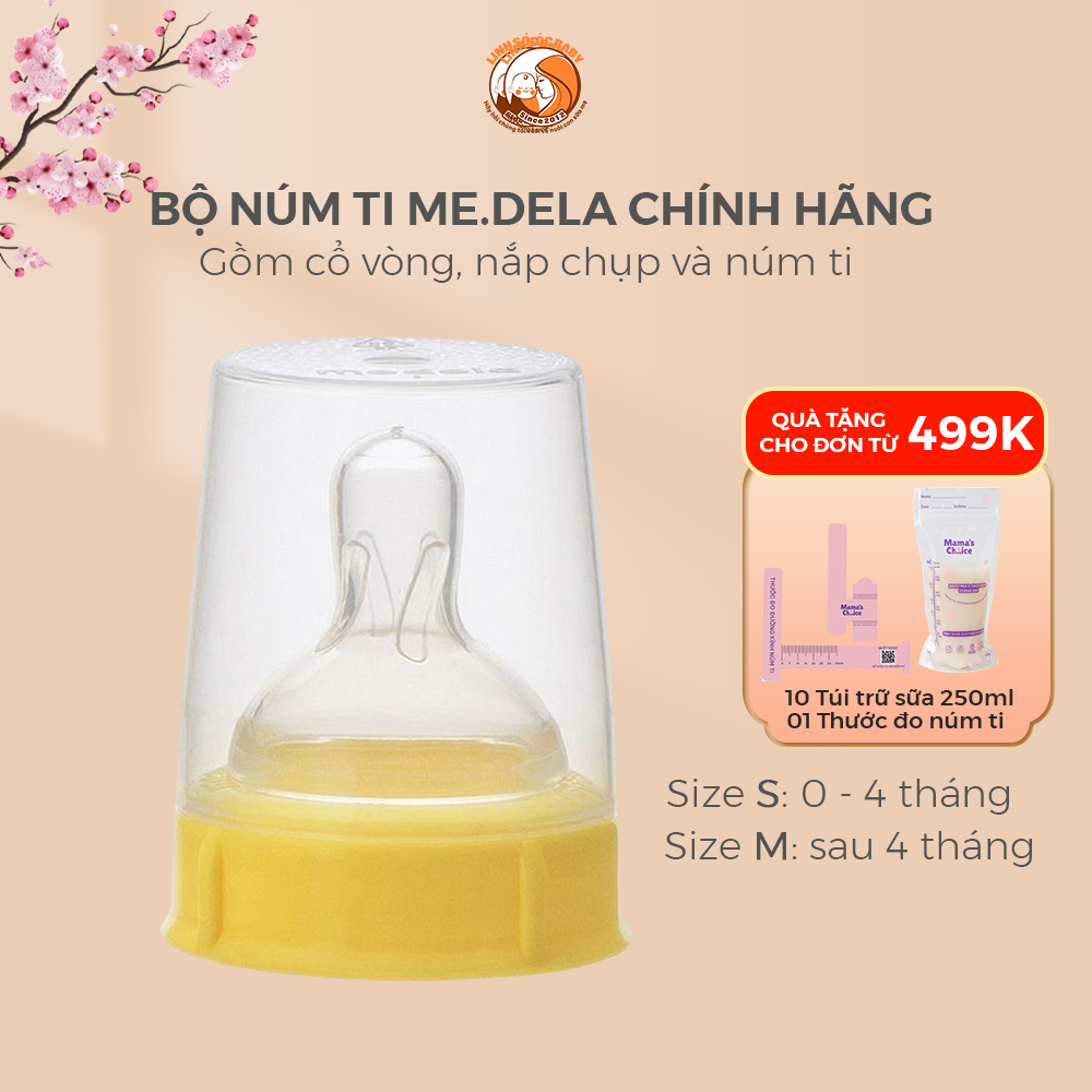 Bộ Núm Ti cổ hẹp chính hãng Medela