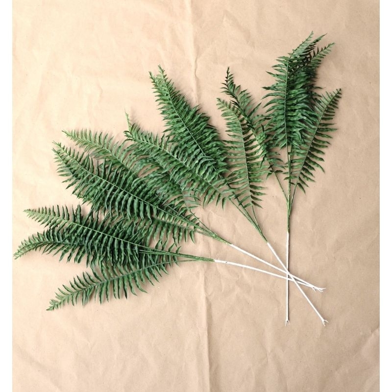 Cây dương xỉ giả/ Cành lá dương xỉ 5 nhánh dài 75 cm