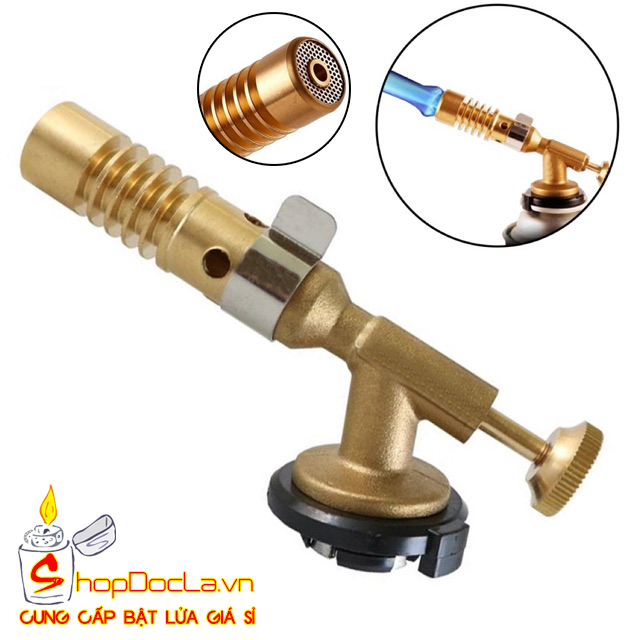 Đèn khò ga - Đèn khò, Đầu khò gas đồng khò Đèn khò hàn ống đồng Đầu khò lửa nhiệt độ lên tới 1300 độ C