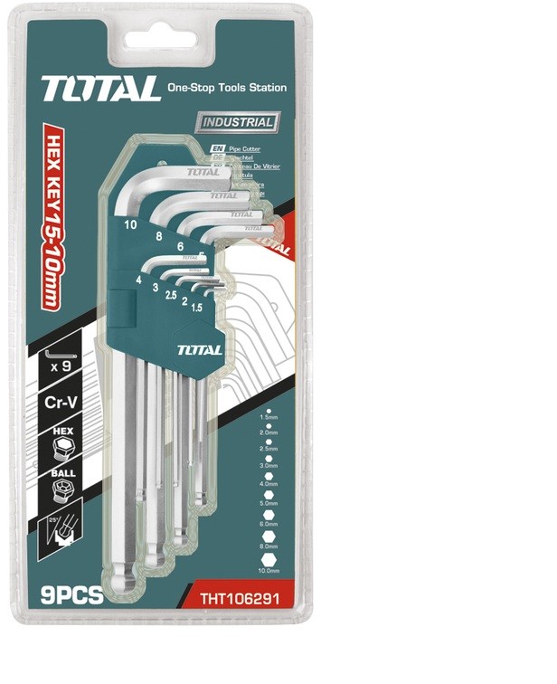 Bộ khóa lục giác total tht106291