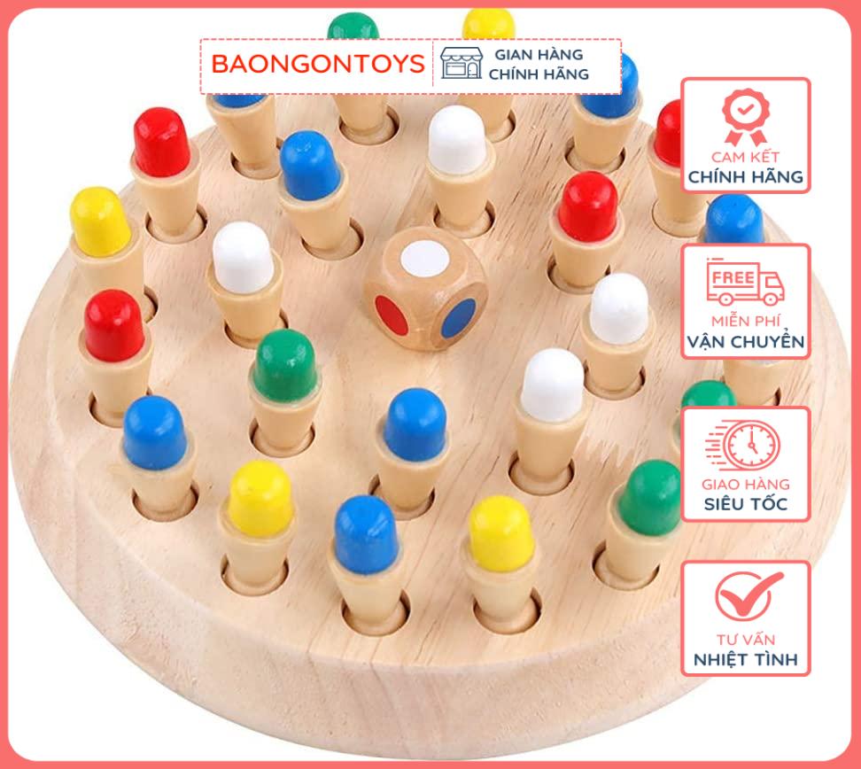 Trò chơi cờ rút, cờ trí nhớ, cờ memory boardgame giải trí giúp trẻ rèn luyện trí nhớ và phát triển vận động tinh - BAO NGON TOYS - DG133