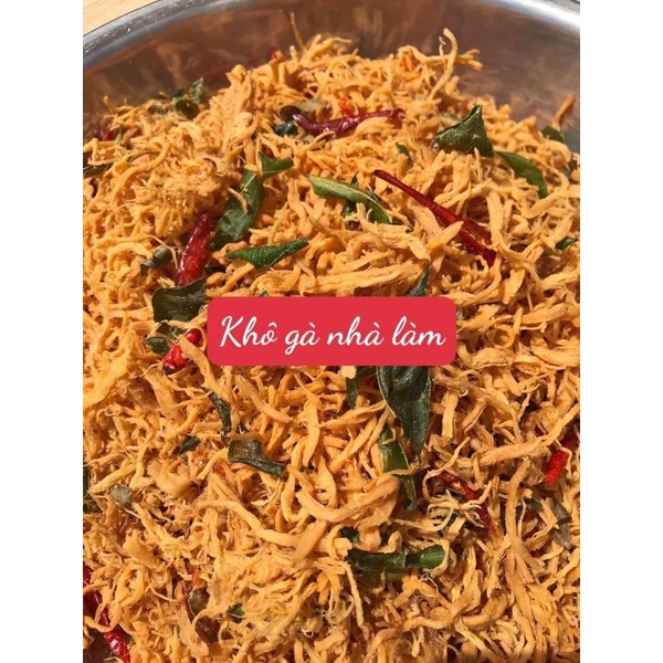 Khô gà lá chanh nhà làm thơm ngon không chất phụ gia