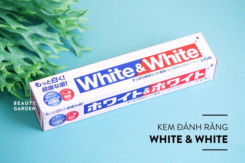 Kem Đánh Răng White And White Lion 150g Của Nhật Làm Trắng Răng Hiệu Quả