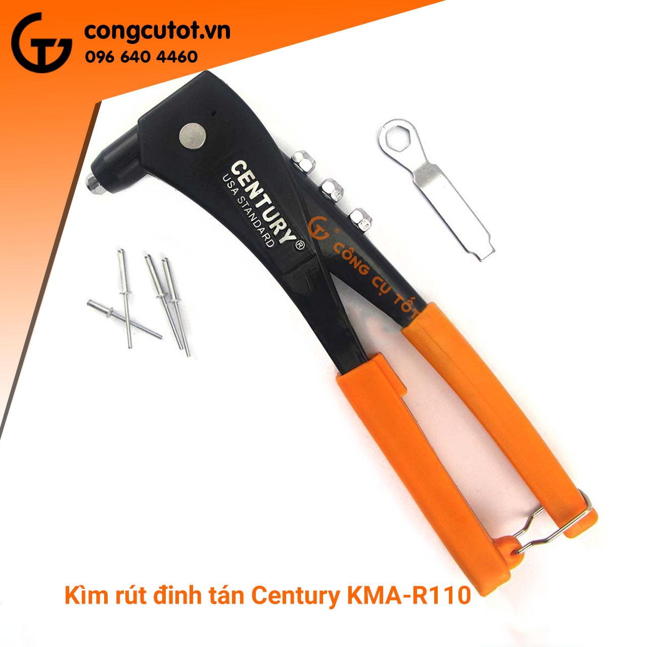 Kìm rút đinh tán 2.4-4.8mm century kma-r110, c-mart c0020-10