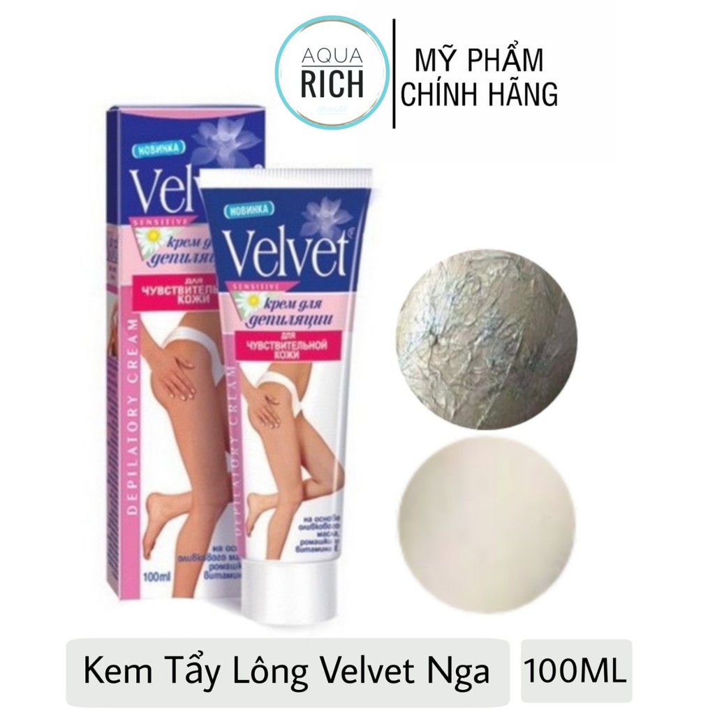 Kem Tẩy Lông Velvet Nga 100ml Chính Hãng