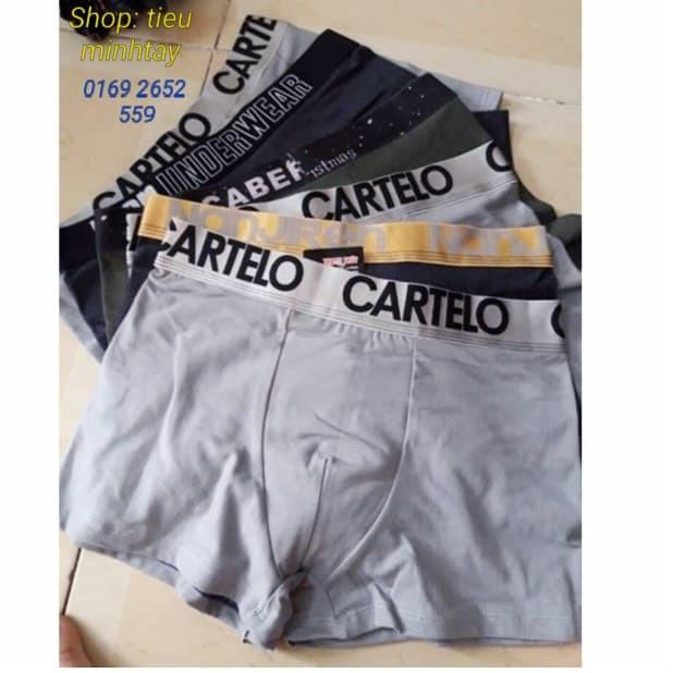 Quần lót nam boxer💖com bo 10 quần sịp nam đùi chất cotton mền, thấm hút mồ hôi tốt💖quần lót nam đùi chất cotton- sịp đùi nam với nhiều loại cạp đa dạng