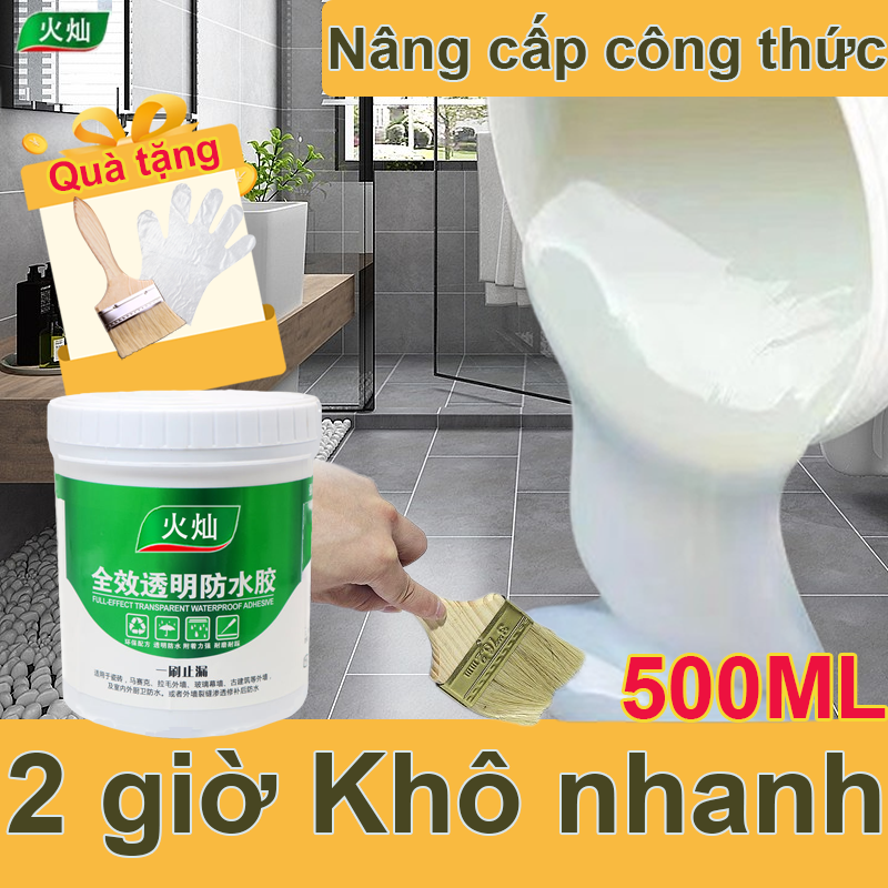 💧Không thấm nước💧sơn chống thấm taiko keo chống thấm trong suốt 500ML Sức khỏe tốt Không độc hại Không có mùi sơn chống thấm sân thượng taiko sơn chống thấm nước chống thấm taiko japan keo chống thấm taiko nhật bản