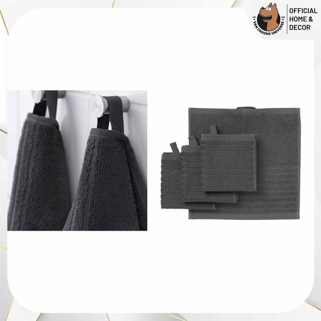 Set 4 khăn vuông ikea vågsjön