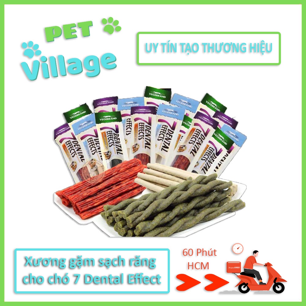 Thanh gặm cho chó 7Dental Effects sạch răng 15gr- Que gặm dinh dưỡng cho cún