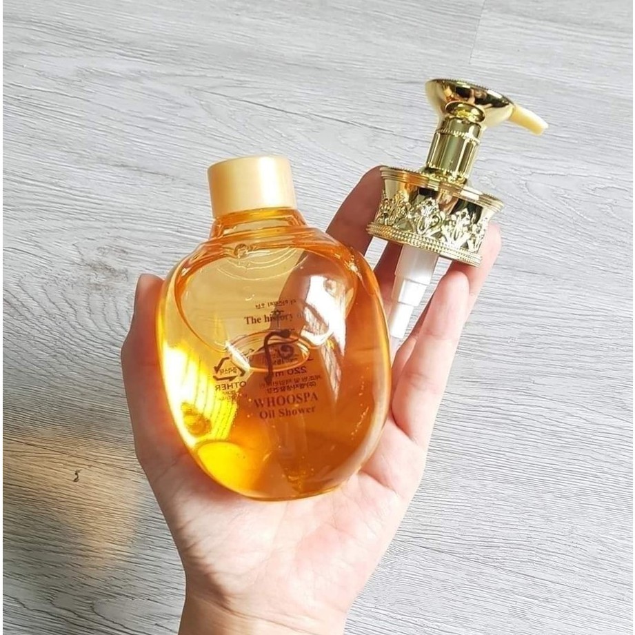 Sữa tắm Whoo Spa Oil Shower 220ml giúp da trắng sáng, căng mượt