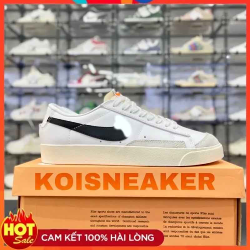 Giày Thể Thao Giày Blazer Low 77 Vintage bản hot dễ phối màu trắng yêu thích, Ảnh thật GD04