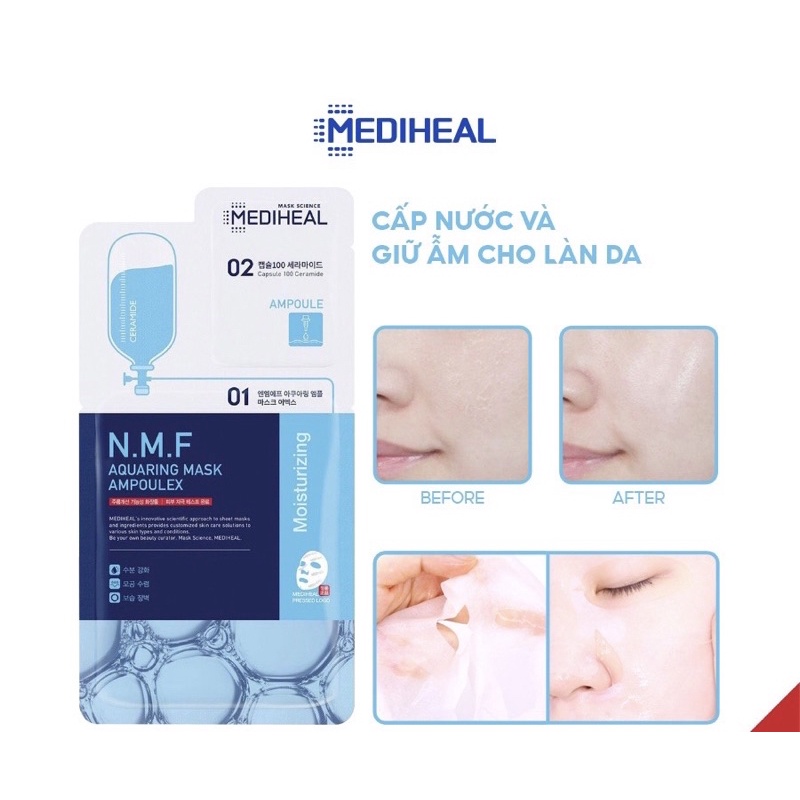 Mặt nạ mediheal 2 bước dưỡng da chuyên sâu dòng cao cấp