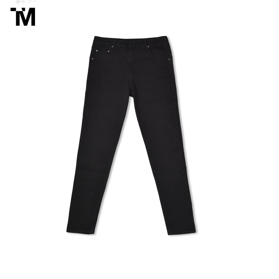 Quần jeans ôm tarmor màu đen skinny jeans in black denim