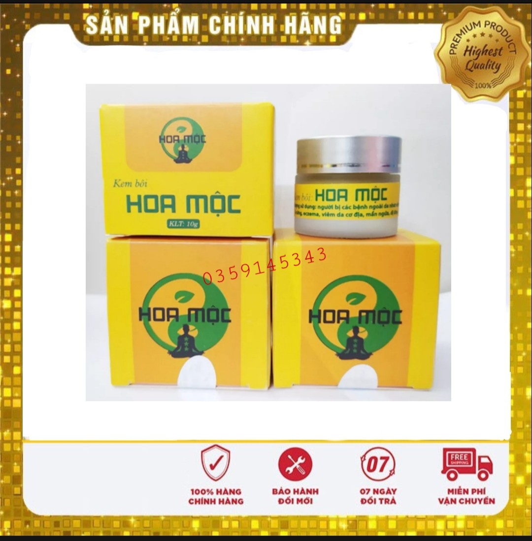 Kem bôi da Hoa Mộc hàng chuẩn