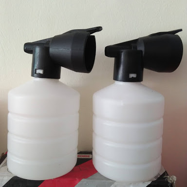 Có video Bình bọt mini, bình xịt bọt tuyết cho máy rửa xe xách tay