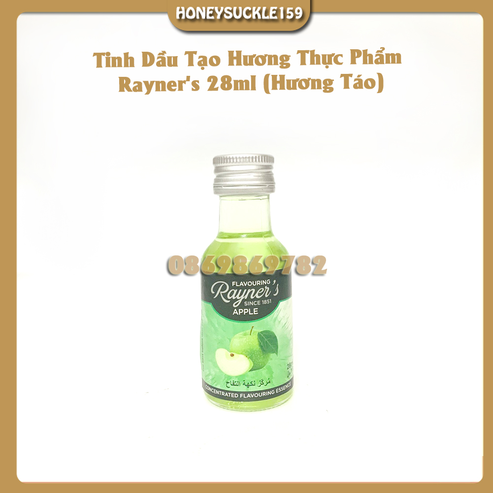 Tinh Dầu Rayner's Tạo Hương Làm Chè,Làm Kem...Chai 28ml (Hương Táo)