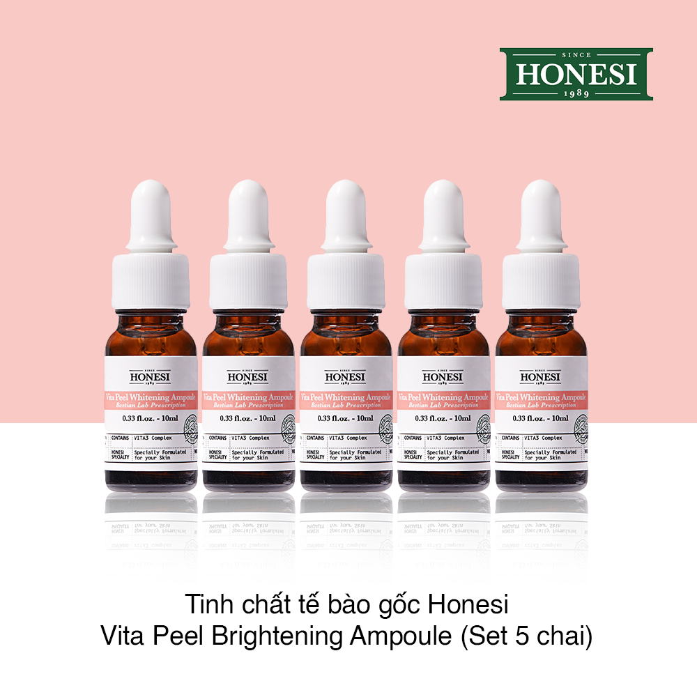 Tinh chất mờ nám trắng da Honesi Vita Peel Brightening Ampoule Hàn Quốc
