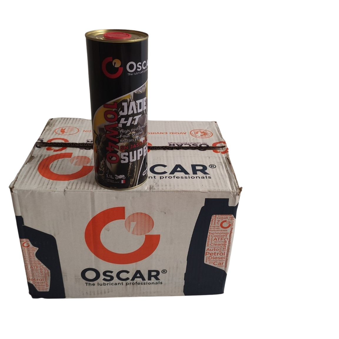 nhớt full tổng hợp 10w40 Oscar Jade 4T Super - xe côn tay 1lít
