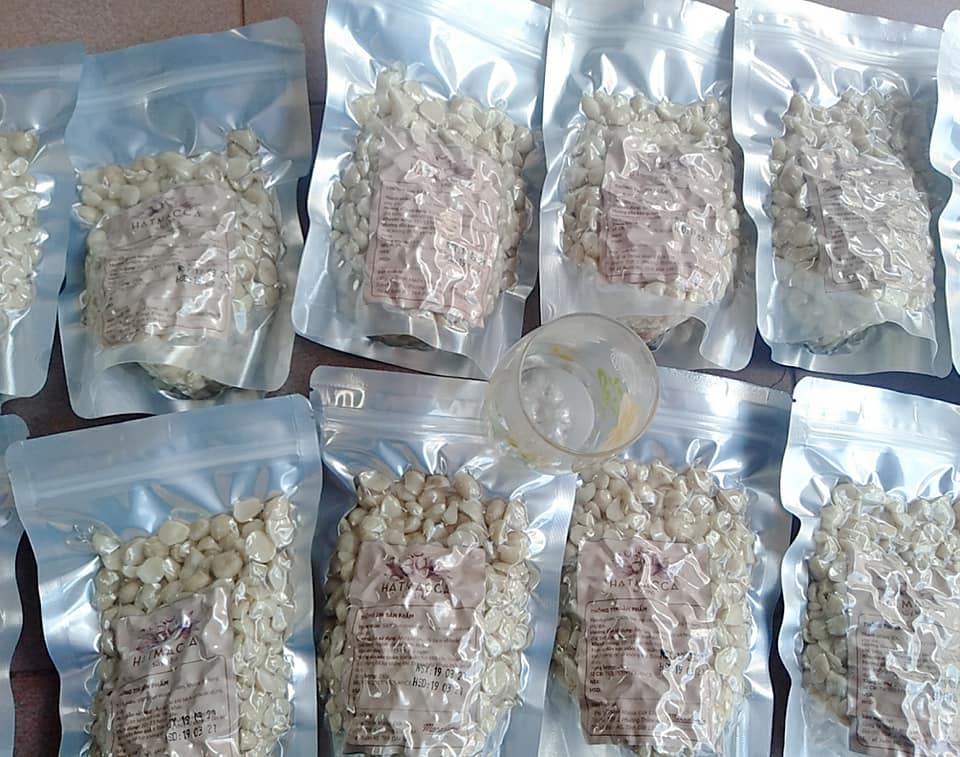 500g macca nhân vỡ daklak làm sữa dành cho bé khó tính