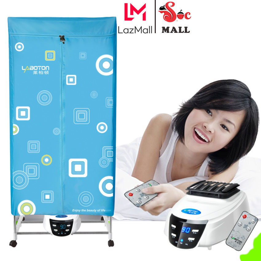 Tủ sấy quần áo, tủ sấy quần áo gấp gọn, máy sấy quần áo, tủ sấy quần áo gia đình Clothes Dryer 220V 1300W có điều khiển từ xa, khung inox, trọng lượng tới 15kg, công suất lớn, tiết kiệm điện.