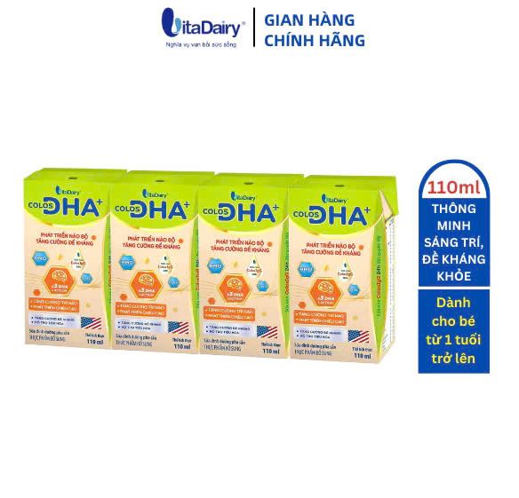 Sữa bột pha sẵn Colos DHA+ 110ml