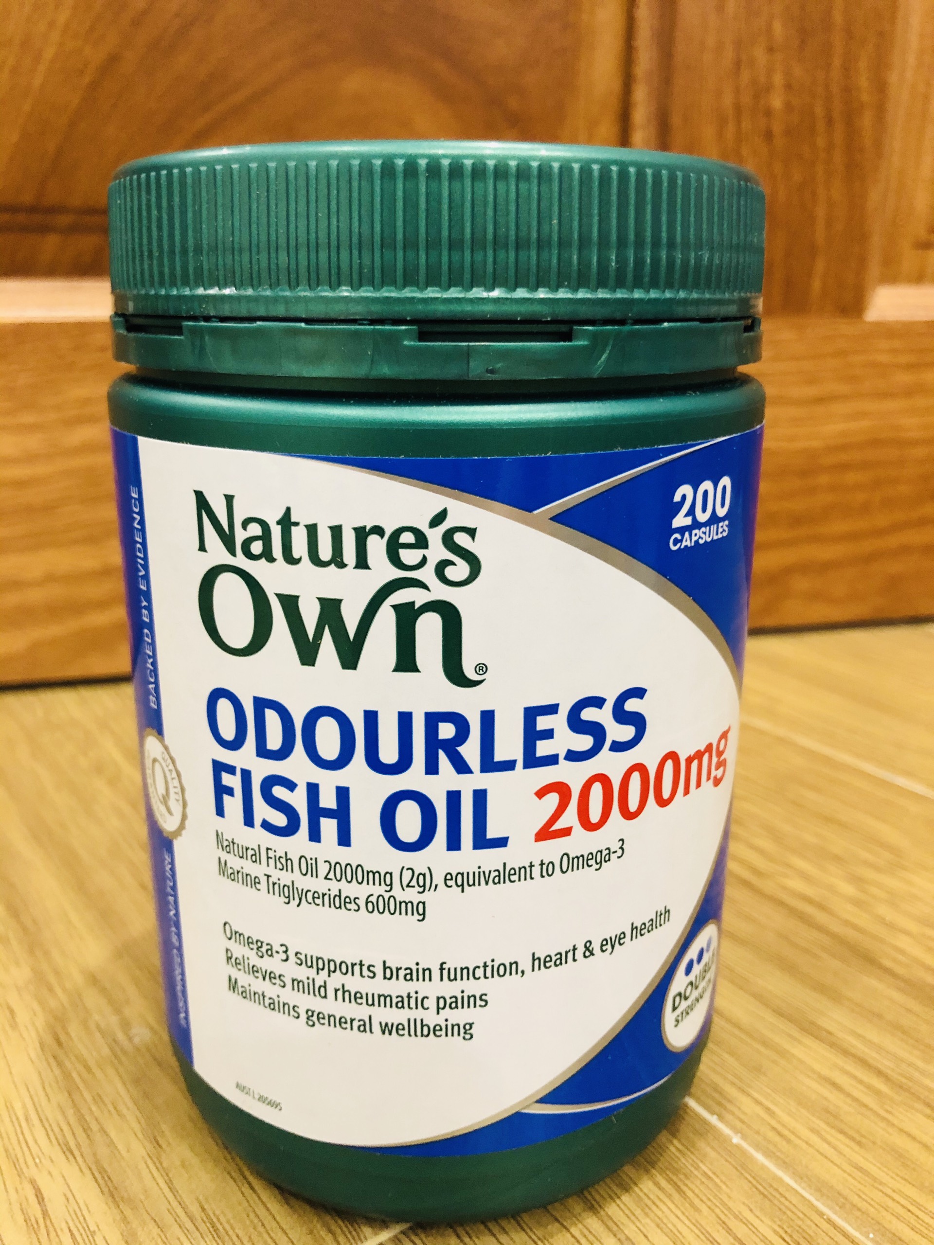 Dầu Cá Nature's Own Odourless Fish Oil 2000 mg - 200 Tablet