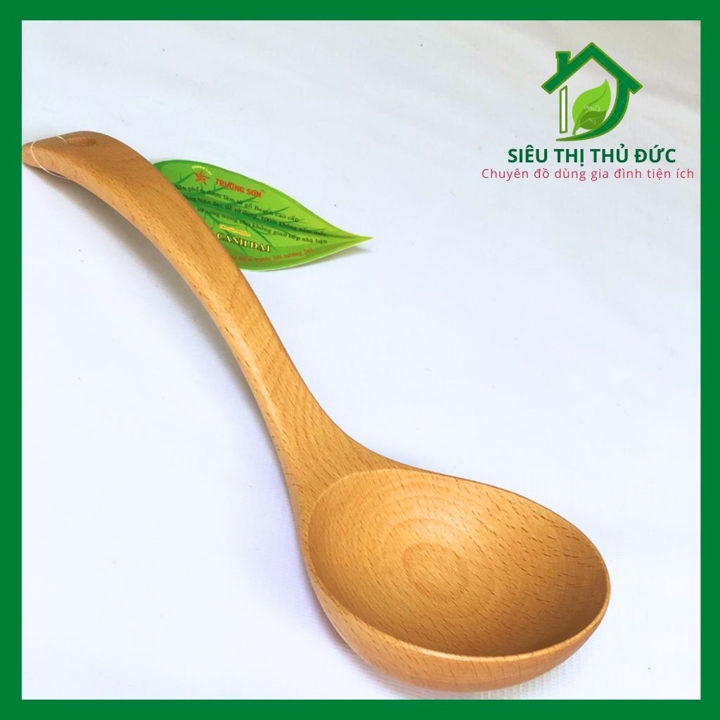 Muỗng gỗ múc canh cỡ lớn,vá canh đại - thương hiệu trường sơn