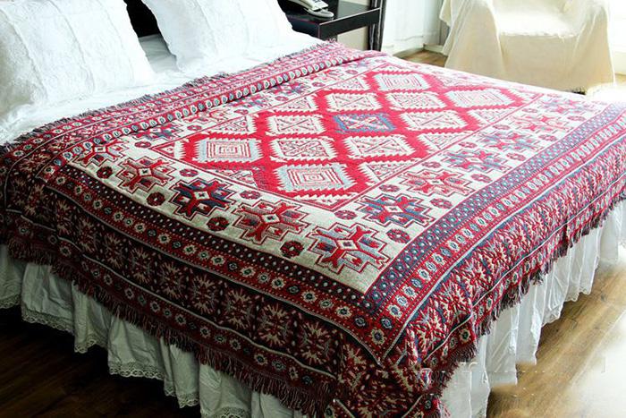 Thảm thổ cẩm, thảm vintage 130cm x 180cm hk068