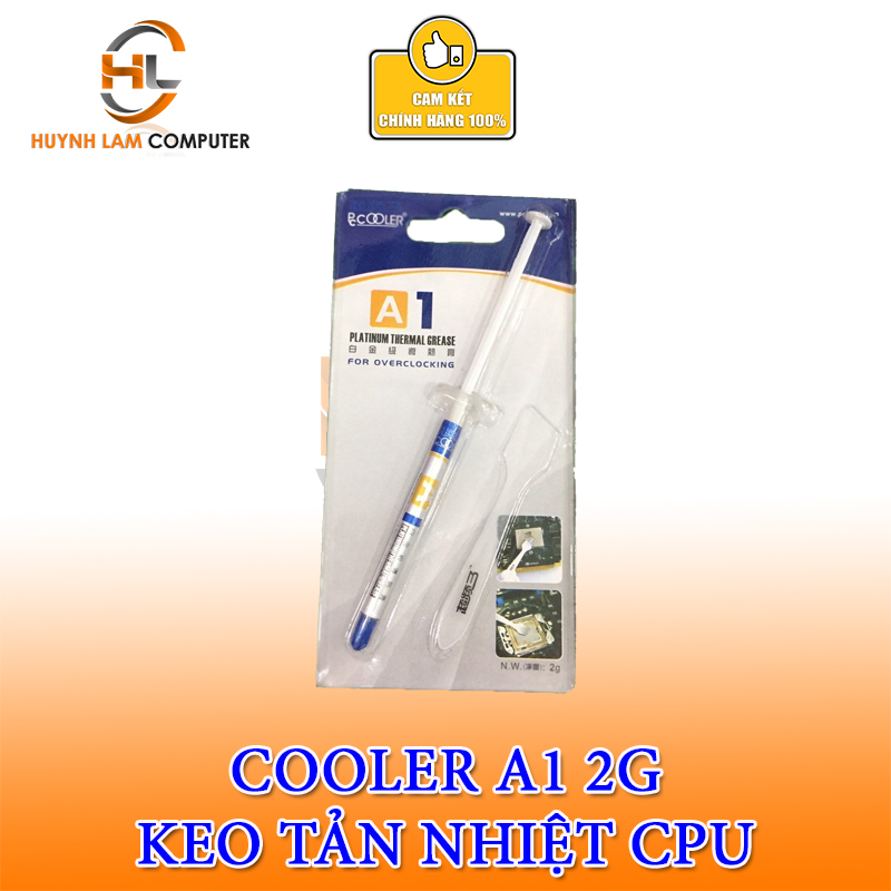 Keo tản nhiệt Cooler A1 2g dạng ống làm mát CPU cải thiện hiệu năng PC