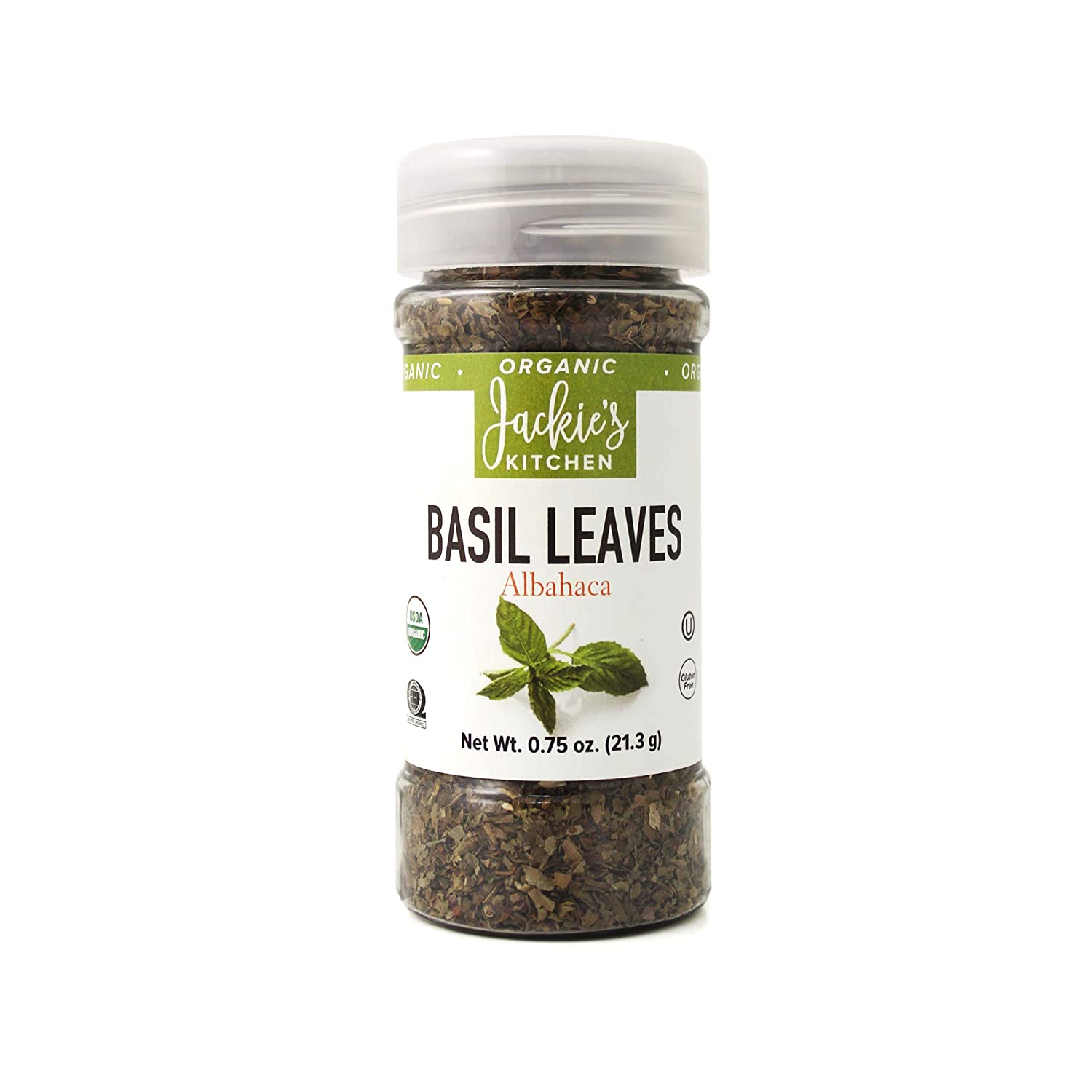 [Hoàn Tiền 15%]Lá húng tây hữu cơ (Basil) Jackie's Kitchen 21.3g
