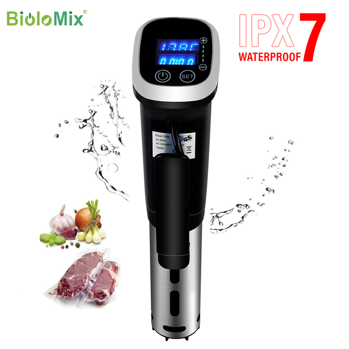 Máy nấu chậm Sous Vide, thương hiệu cao cấp Biolomix SV-8008 công suất 1200W