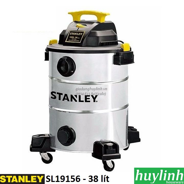 Máy hút bụi công nghiệp khô và ướt stanley sl19156 - 38 lít - 5.5hp
