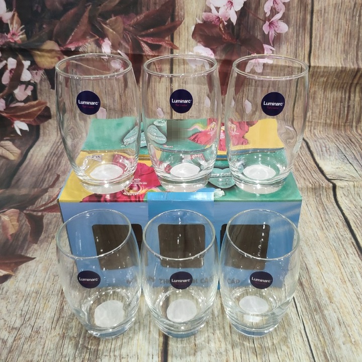 [HCM]ly uống nước thủy tinh - bộ ly uống nước thủy tinh