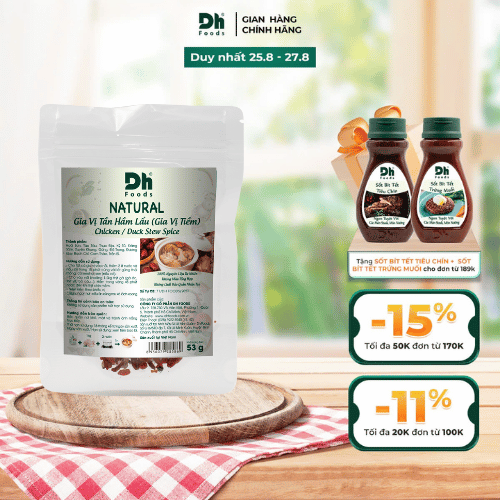 Natural gia vị tần hầm lẩu 53gr dh foods