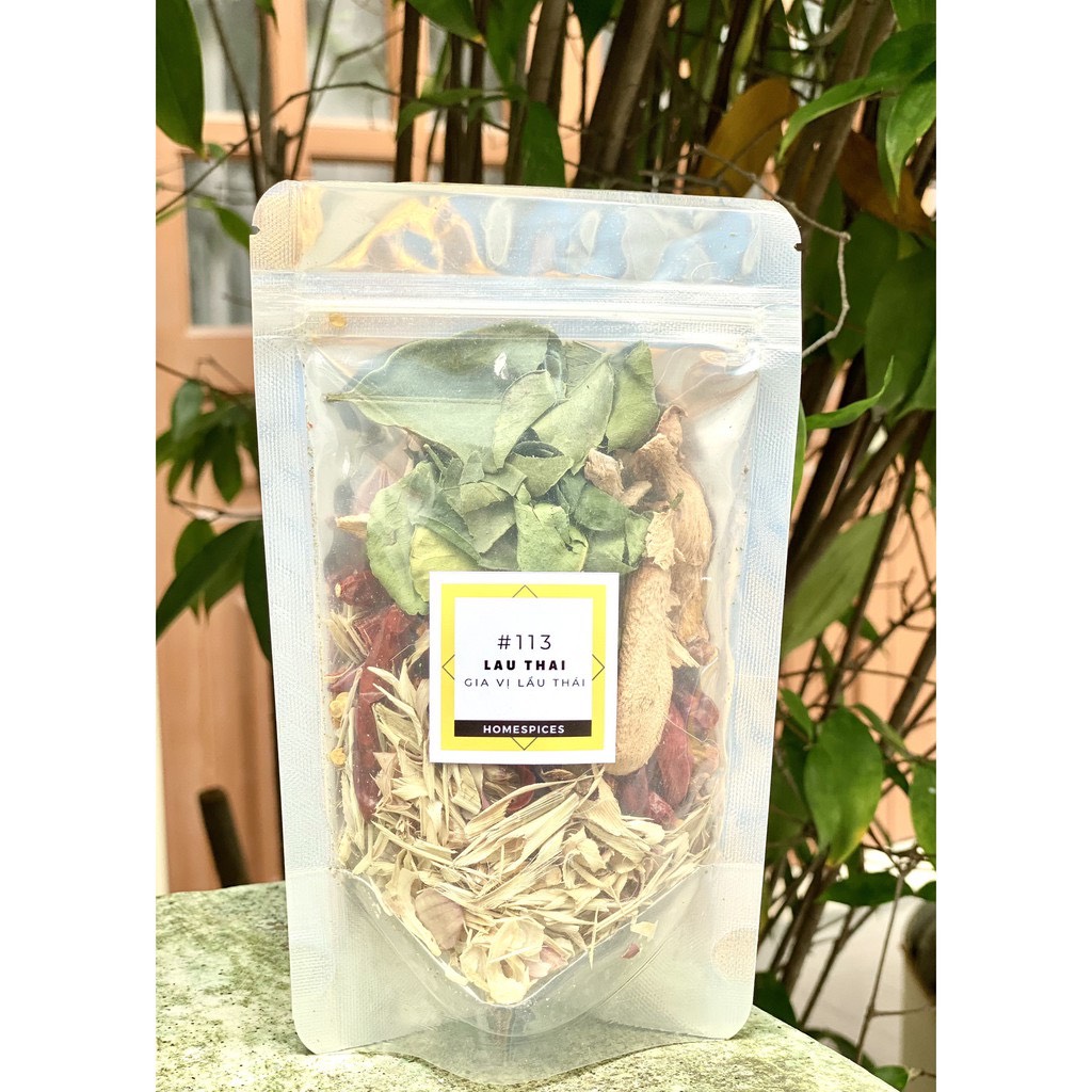 Gói gia vị nấu Lẫu Thái - Lau Thai spices chuẩn vị Thái thơm ngon 50g HOMESPICES gia vị của mọi nhà -